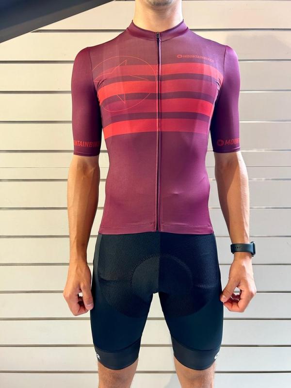 Radtrikot Mountainbiker Classic "Speed SS" rot L