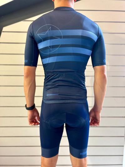 Radtrikot Mountainbiker Classic "Speed SS" blau L Produktbild 1