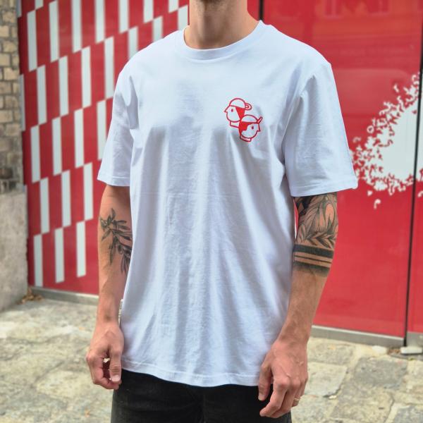 T-Shirt Velo Caf&eacute; wei&szlig; L