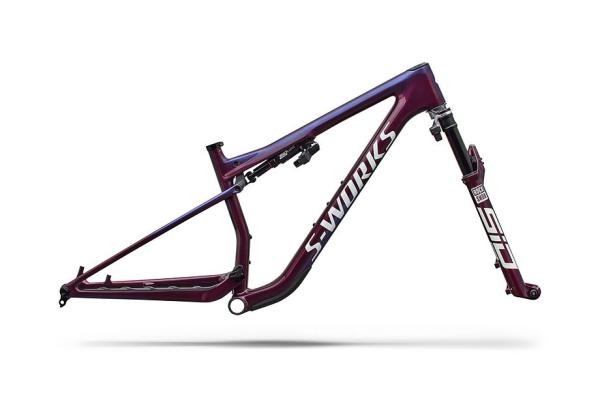 Specialized S-Works Epic 9 Frameset GLOSS BORDEAUX METALLIC / BLUE PEARL EDGE FADE / METALLIC WHITE SILVER M
