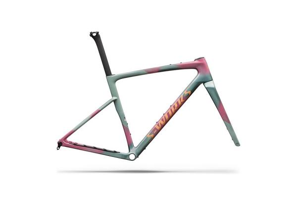 Specialized S-Works Crux 5 Frameset - FACT 12r Carbon Agave Grey/Photon Tint over Silver Dust 58