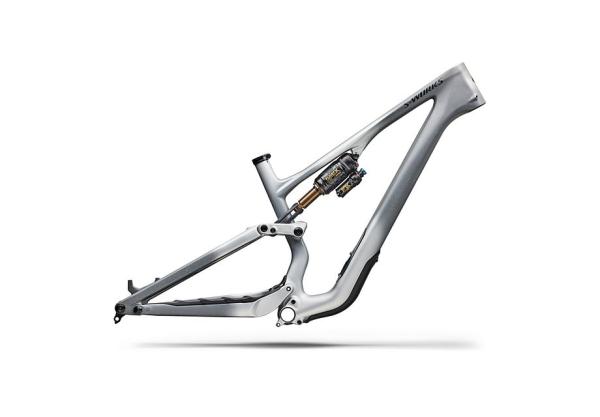 Specialized S-Works Stumpjumper 15 EVO Frameset  - FACT 11m carbon, FOX FLOAT X Factory w/ GENIE SATIN SHADOW SILVER / ASHEN GREY / GLOSS BLACK LIQUID METAL S1