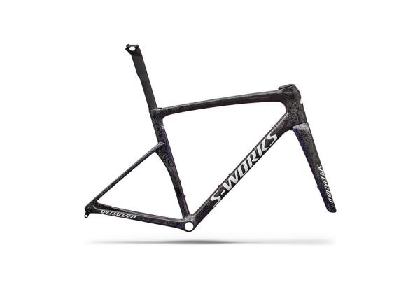 Specialized S-Works Tarmac SL9 Frameset - FACT 12r Carbon GLOSS CARBON / RED TO BLUE PEARL / WHITE 58