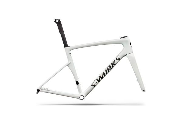 Specialized S-Works Tarmac SL9 Frameset - FACT 12r Carbon GLOSS WHITE SILVER METALLIC / OBSIDIAN METALLIC 61