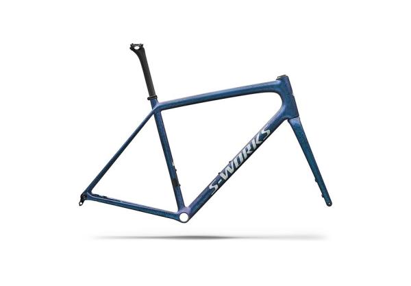 Specialized S-Works Aethos 2 Frameset - FACT 12r Carbon SATIN BLACK INK WASH / PEARL / SHADOW SILVER 61