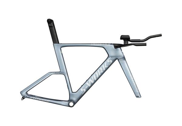 Specialized S-Works Shiv TT Disc Module - FACT 11r Carbon Gloss Glacial Metallic / Red To Gold Pearl Edge Fade / Metallic White Silver L