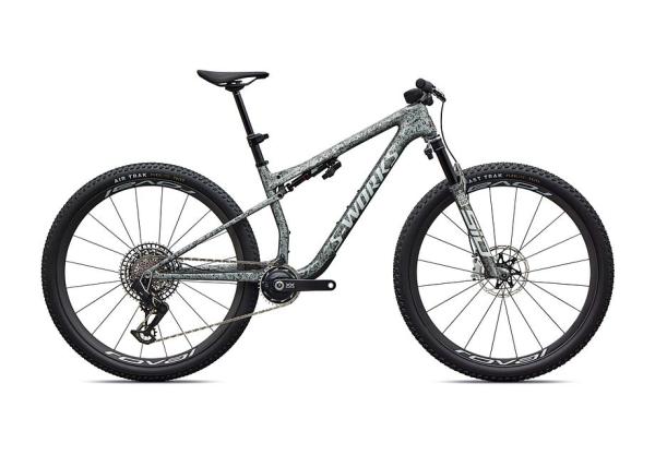 Specialized S-Works Epic 9 GLOSS METALLIC OBSIDIAN MULTI COLOR DRY IMPASTO/ METALLIC WHITE SILVER S