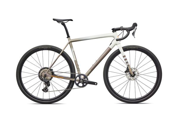 Specialized Crux Comp - Shimano GRX Dune White/Sandstone Metallic/Desert Metallic/Orange Zest 56