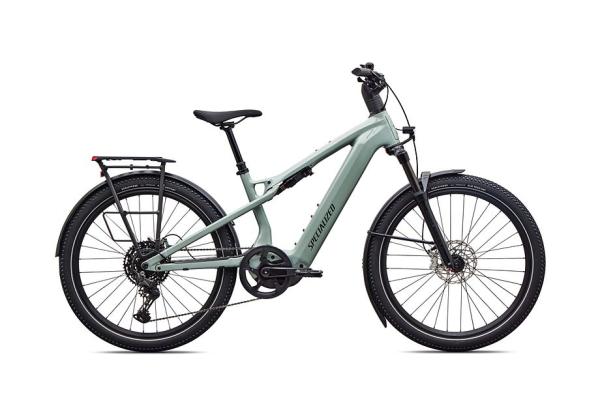 Specialized Turbo Vado 3 X 4.0 GLOSS AGAVE GREY / OAK GREEN METALLIC / BRUSHED CHROME DECAL L