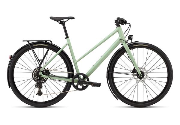 Specialized Sirrus X 2.0 Step-Through SATIN PISTACHIO / DOLOMITE METALLIC FROST REFLECTIVE S
