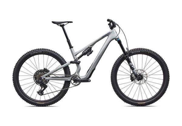 Specialized Stumpjumper 15 EVO Comp  - FACT 11m carbon, FOX Performance w/ GENIE, S1000 Eagle AXS GLOSS SHADOW SILVER / MAJESTY BLUE METALLIC S4