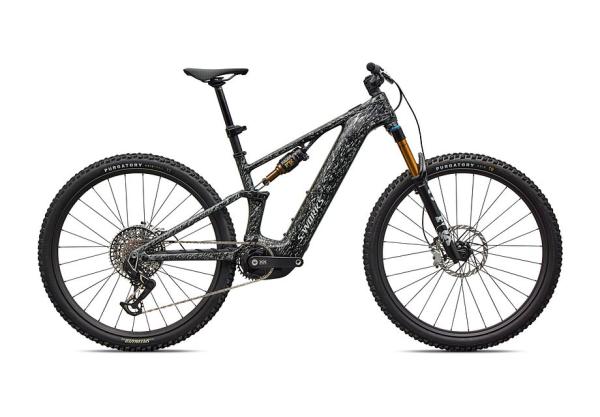 Specialized S-Works Turbo Levo R GLOSS SHADOW SILVER BLENDED SPECKLE OVER CARBON / SILVER DUST S2
