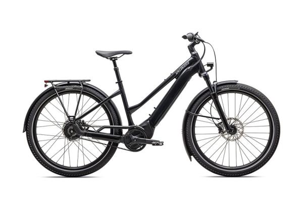Specialized Turbo Vado 2 4.0 IGH Step-Through Gloss Castblack / Satin Silver Reflective S