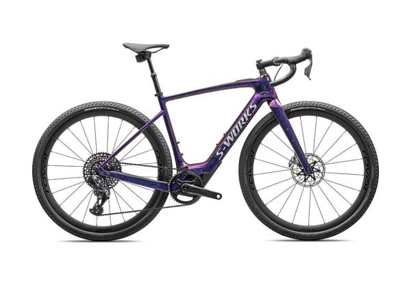 Specialized S-Works Turbo Creo 2 - SRAM RED / XX1 Eagle AXS Gloss Carbon / Red To Blue Pearl Strata / Satin Liquid Silver 56