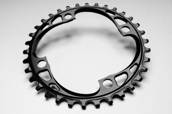 Absolute Black   Kettenblatt, 104 Lochkreis, schwarz, 34 Zähne