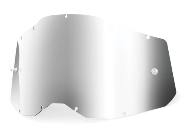 100% Youth Gen. 2 Mirror Replacement anti fog lens  unis silver