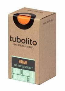Tubolito   Schlauch, Tubo-ROAD, 700C, Ventillänge 42mm orange, 